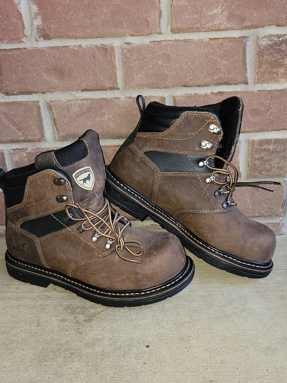 NEW Irish Setter Red Wing Farmington KT 83638 Men’s 9.5D Safety Toe Work Boots